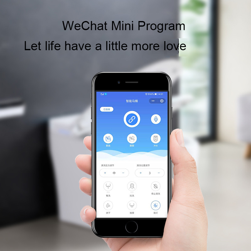 smart toilet wechat mini program