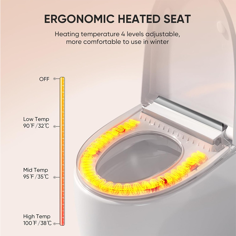 SMART TOILET Heated toilet seat