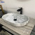 Wholesale Oval Natural White Marble Above Counter Bathroom Sink | MWD Factory Direct