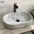 Wholesale Oval Natural White Marble Above Counter Bathroom Sink | MWD Factory Direct