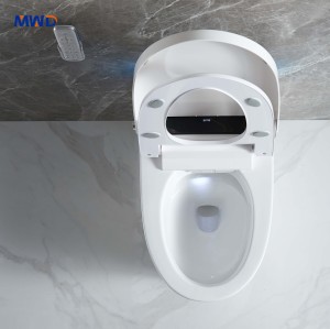 Inodoro inteligente todo en uno MWD-CERAMICS | Asiento calefactado, bidé, control remoto y descarga automática