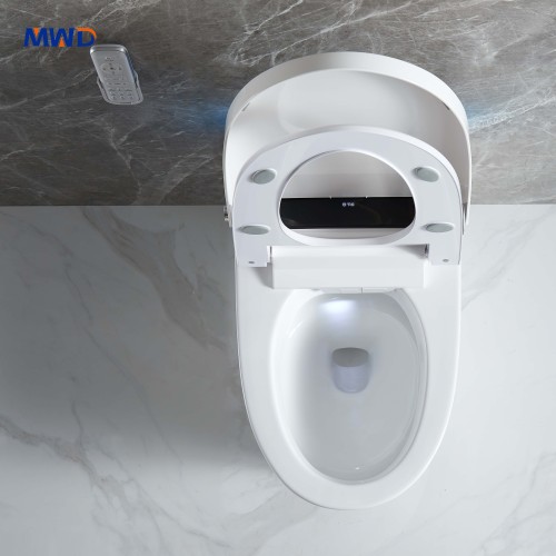Inodoro inteligente todo en uno MWD-CERAMICS | Asiento calefactado, bidé, control remoto y descarga automática