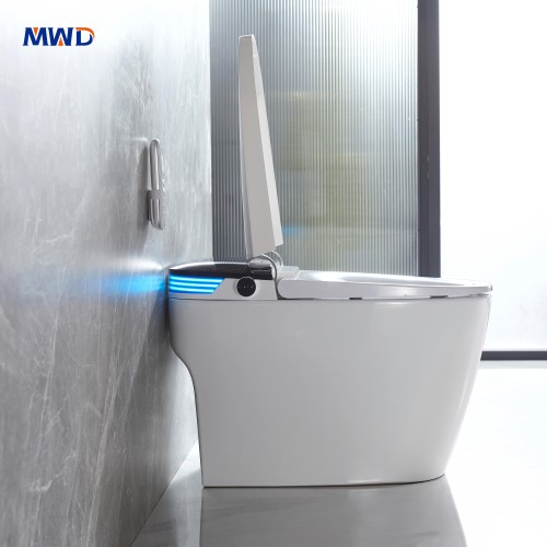 Inodoro inteligente todo en uno MWD-CERAMICS | Asiento calefactado, bidé, control remoto y descarga automática