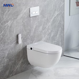 MWD-CERAMICS SMART One-Piece Wall-Hung Toilet – Intelligent Heated Bidet with Remote Control & Massage Features