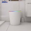 Modern Floor Mounted Ceramic Toilet with Siphon Flushing & Heated Seat – Advanced Features for Hotels & Contemporary Bathrooms