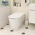 Modern Floor Mounted Ceramic Toilet with Siphon Flushing & Heated Seat – Advanced Features for Hotels & Contemporary Bathrooms