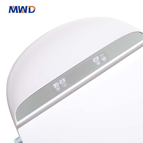 Inodoro inteligente de una pieza MWD-CERAMICS con asiento calefactado, bidé, secador de aire caliente y pantalla LED – Inodoro cerámico resistente al agua IPX4