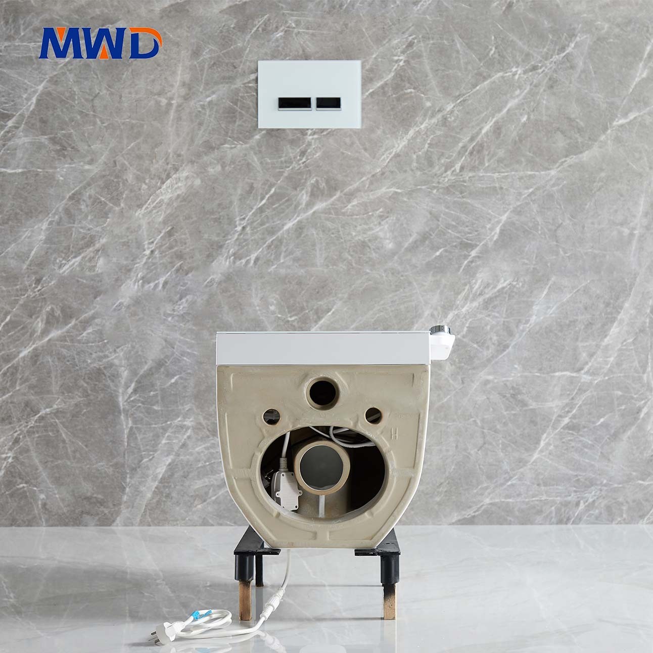 smart one-piece wall-hung toilet