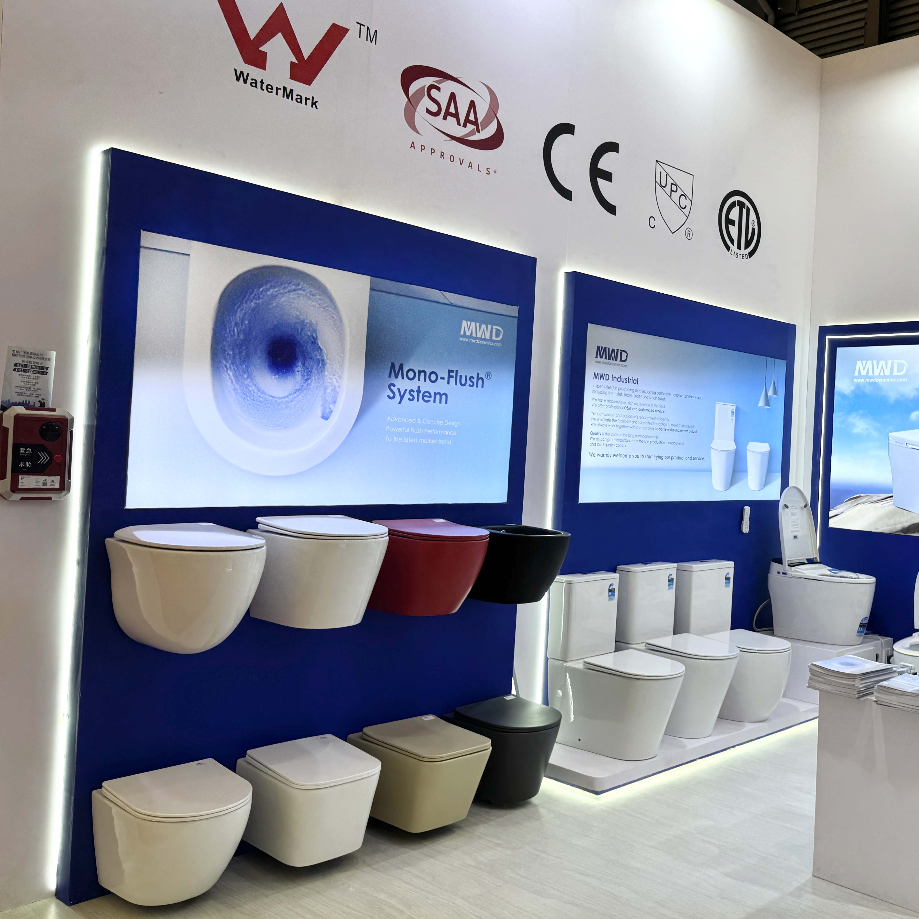 Wall-hung toilets
