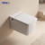 MWD STK102 Smart One-Piece Wall-Hung Toilet with Heated Seat & Built-in Bidet | Siphonic Flush | Remote & Knob Control | White