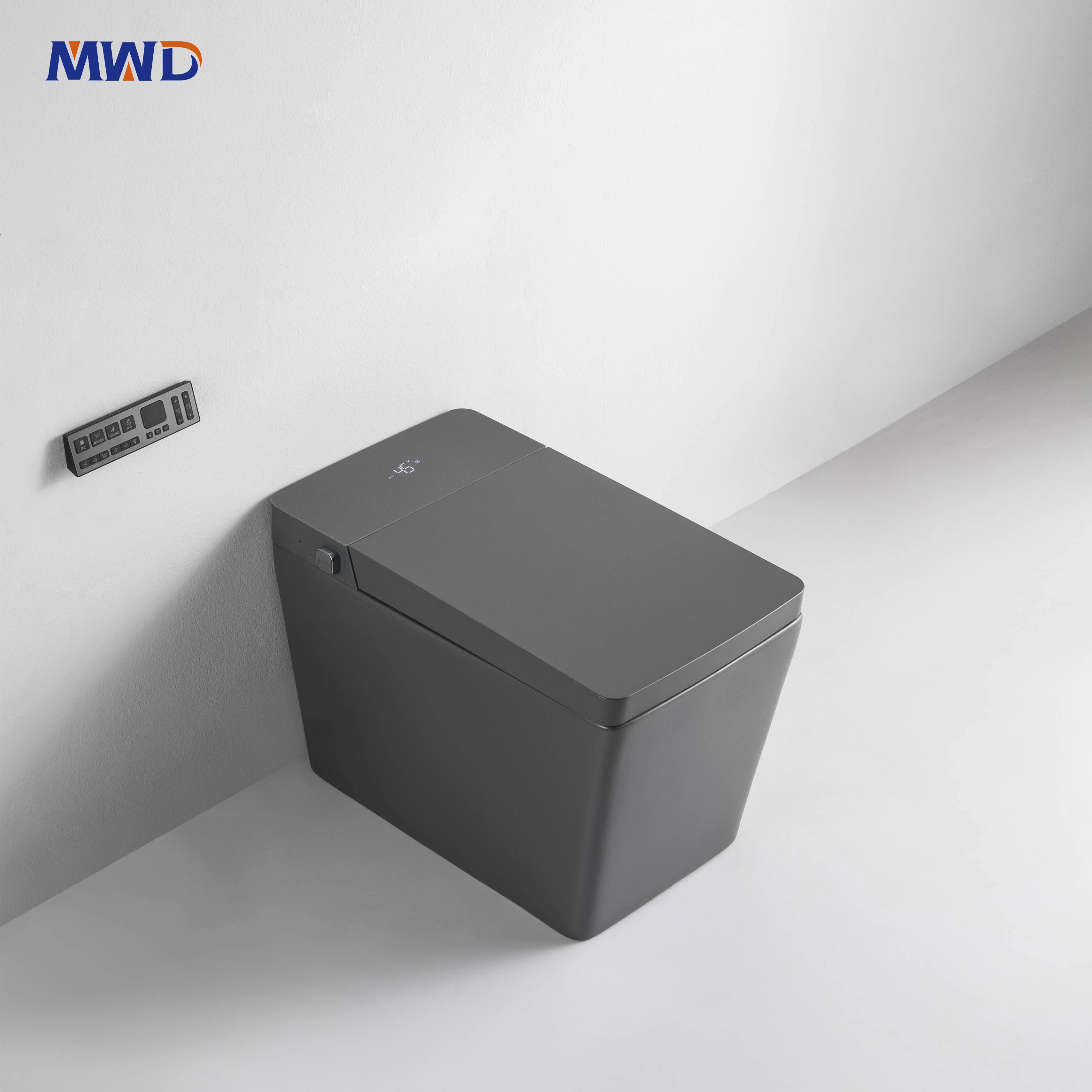 grey toilet