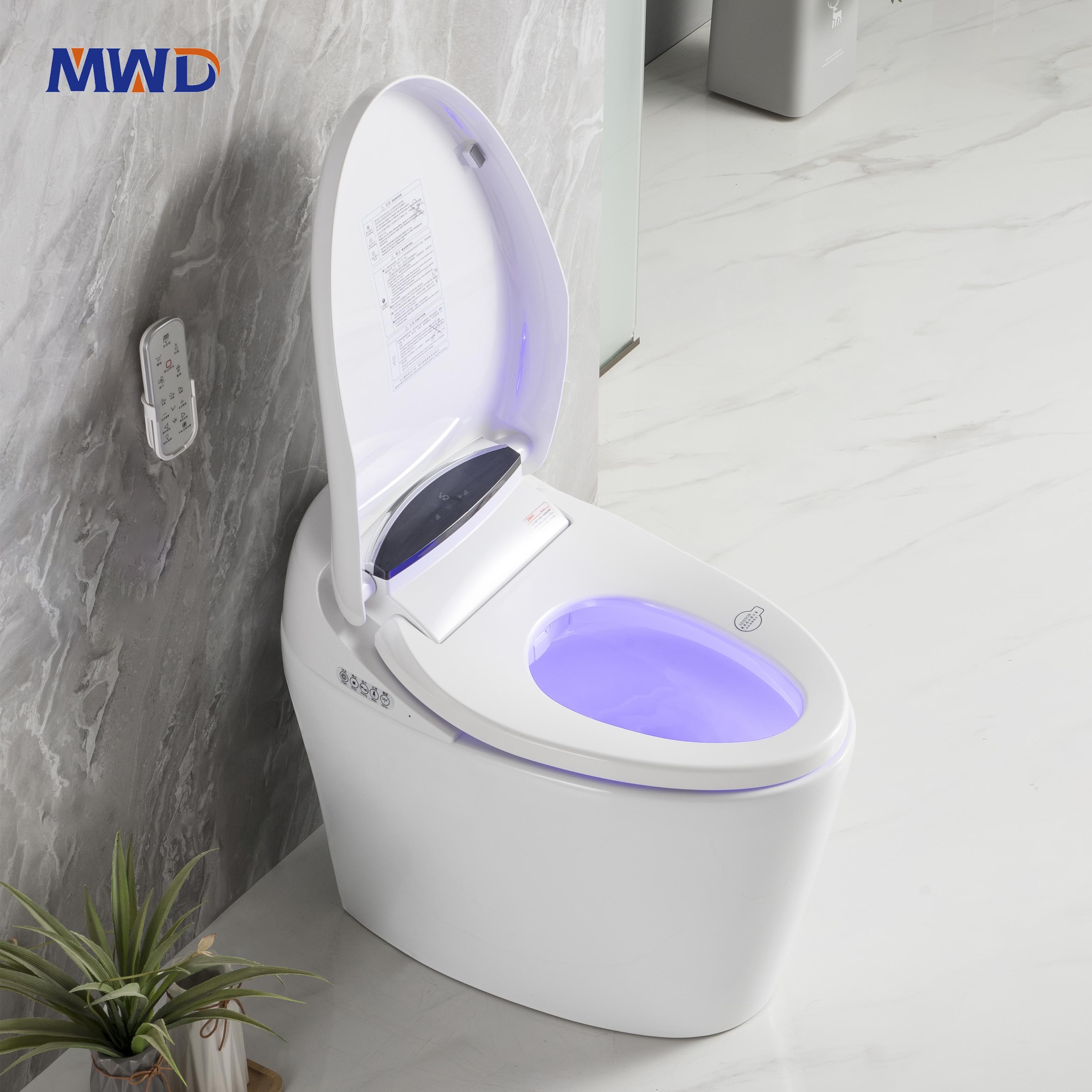 led display toilet