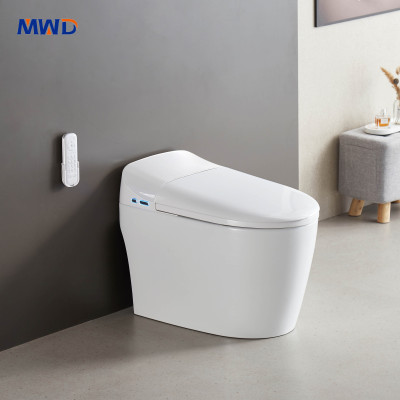 SMART One-Piece Toilet with Bidet | Heated Seat, Remote Control & IPX4 Waterproof Cover | MWD-CERAMICS