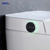 MWD ST2337 Smart One-Piece Toilet | Modern Ceramic Bidet Toilet with Heated Seat, Remote Control & IPX4 Waterproof Cover