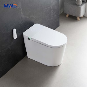 MWD ST2337 Smart One-Piece Toilet | Modern Ceramic Bidet Toilet with Heated Seat, Remote Control & IPX4 Waterproof Cover