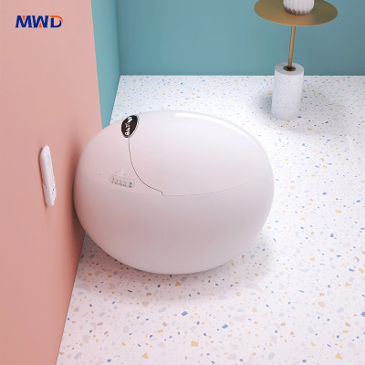 MWD ST2206 Egg-Shaped Smart Toilet – Designer One-Piece Bidet with Heated Seat