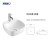 KH88188 Modern Rectangular Above Counter Bathroom Sink – Compact White Vessel Basin for Vanity & Wall Mount