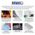 MWD Modern Ceramic Vessel Sink - Minimalist Countertop Basin for Bathroom Vanity, Easy Clean Geometric Design