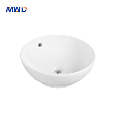 MWD Modern Ceramic Bathroom Vanity Sink - Elegant Porcelain Basin