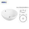 MWD Modern Ceramic Bathroom Vanity Sink - Elegant Porcelain Basin