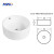 Modern Round White Ceramic Bathroom Sink – Table Top Counter Basin for Washroom and Vanity Use