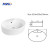 Elegant Oval White Ceramic Bathroom Sink – Countertop Vessel Basin for Washroom Projects