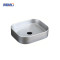 MWD Square Vessel Sink - Multi-Color Textured Ceramic Basin | Modern Countertop Bathroom Sink