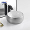 Electroplated Ceramic Vessel Sink - Round Gold/Silver Basin with Anti-Slip Base | MWD Modern Bathroom Vanity Bowl