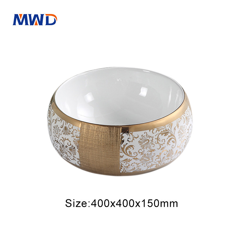 metallic finish sink