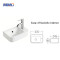Compact White Ceramic Wall-Hung Basin | 370x245x140mm | Space-Saving Bathroom Sink by MWD