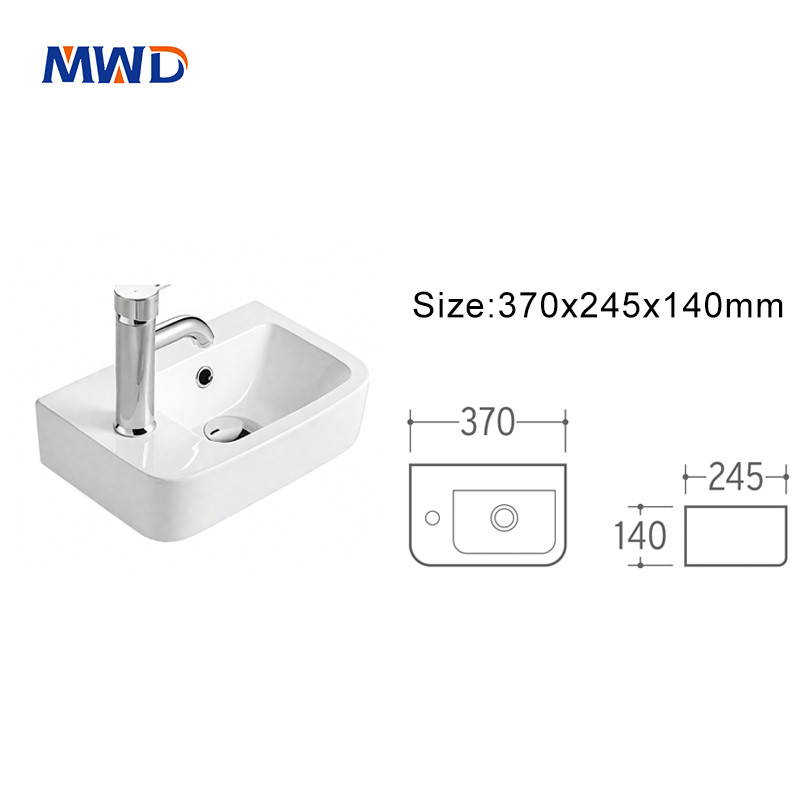 white basin size
