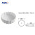MWD Artistic White Ceramic Bathroom Sink with Handcrafted Wave Edge - Modern & Luxury Vanity Basin