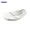 MWD Artistic Leaf-Shaped Vessel Sink - Marble Texture Bathroom Basin