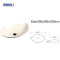 MWD Artistic Leaf-Shaped Vessel Sink - Marble Texture Bathroom Basin