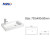 MWD Modern White Rectangular Vessel Sink 700x400mm | Ergonomic Design Bathroom Basin