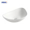 MWD Triangular Ceramic Vessel Sink - Modern 55cm Art Basin for Bathroom Vanity