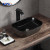 Handcrafted Ceramic Above Counter Basin | Artisan Texture Bathroom Sink | MWD 460x330x140mm