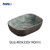Handcrafted Ceramic Above Counter Basin | Artisan Texture Bathroom Sink | MWD 460x330x140mm