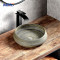 MWD Artisan Series Round Vessel Sink - Stone Vein / Textured Wood / Sparkle Blue Finishes - 430x430x130mm