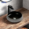 MWD Artisan Series Round Vessel Sink - Stone Vein / Textured Wood / Sparkle Blue Finishes - 430x430x130mm