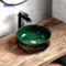 MWD Ceramics Vessel Sink - Hand-Painted Patterns (Floral/Lotus/Wood Grain/Gradient)