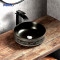 MWD Ceramics Vessel Sink - Hand-Painted Patterns (Floral/Lotus/Wood Grain/Gradient)