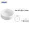 MWD Round Vessel Bathroom Sink - 360mm Textured Ceramic Basin for Countertop | Modern Minimalist Vanity