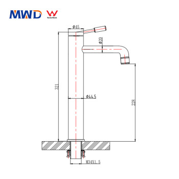 Watermark Certified Lead-Free Tap | 304 Stainless Steel Body & Ceramic Disc Valve | MWD