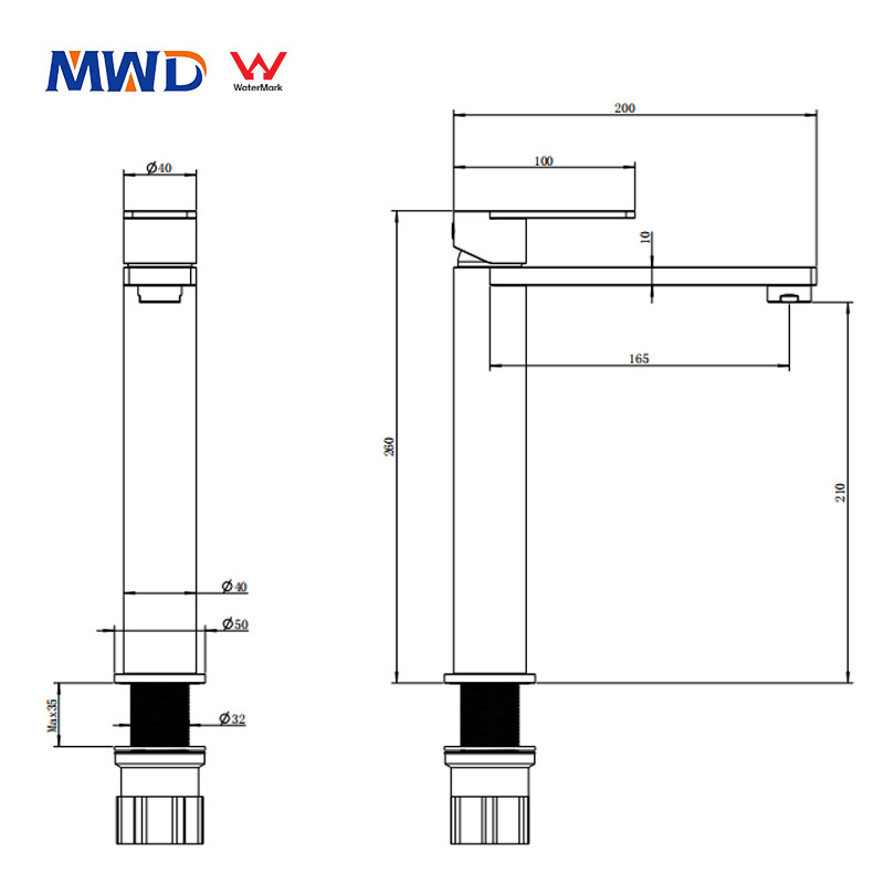 Lead-Free Bathroom Faucet
