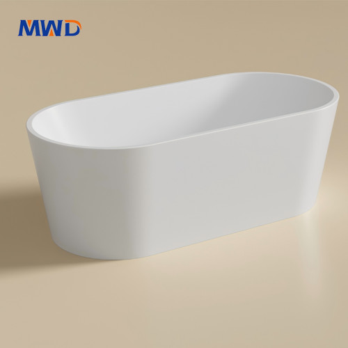 MWD Freestanding Bathtub｜Matte/Gloss Finish Options｜Three Sizes Customization｜Premium Acrylic Bathtub