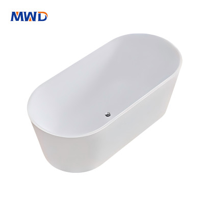 MWD Freestanding Bathtub｜Matte/Gloss Finish Options｜Three Sizes Customization｜Premium Acrylic Bathtub
