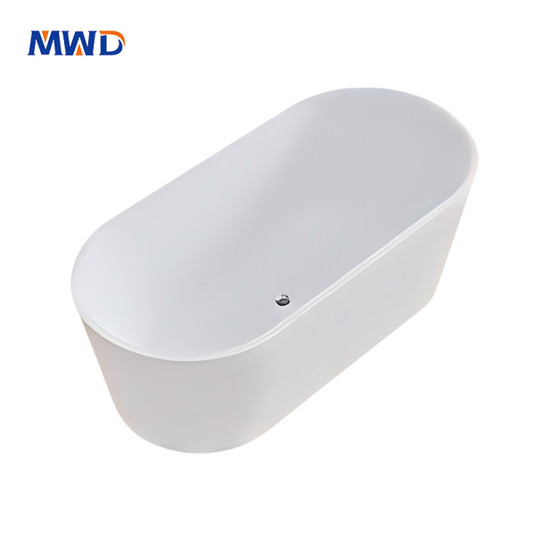 MWD Freestanding Bathtub|Matte/Gloss Finish Options|Three Sizes Customization|Premium Acrylic Bathtub