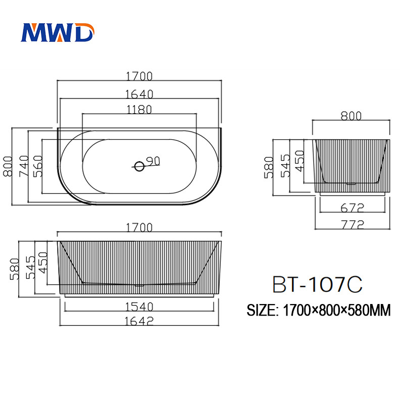 Original Acrylic Bathtub