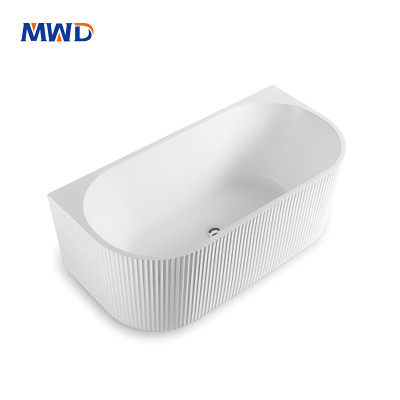 MWD Original Acrylic Freestanding Bathtub | BT-107B (1500x750mm) / BT-107C (1700x800mm) | Modern Design | Matte/Gloss Finish Option